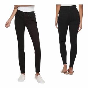 MUDD FLX Stretch High Rise Skinny Jeans Black Stretch Jeans – Size 11S Short NWT